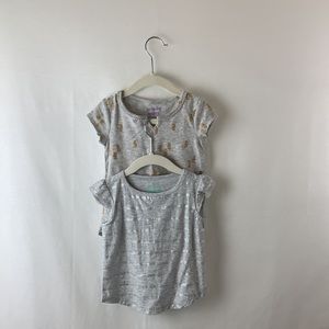 2 Jumping Beans T-Shirts, Hearts and Seahorses